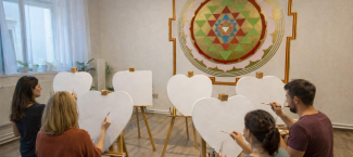 Kurz intuitivní malby olejem na plátno